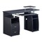 Techni Office Solutions 47.25" Black Espresso Unique Techni Mobili Complete Workstation Computer Desk with Storage